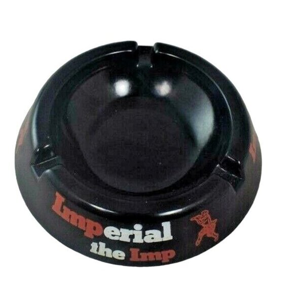 Vintage Imperial the Imp Black Collectible Ashtray - Picture 4 of 4